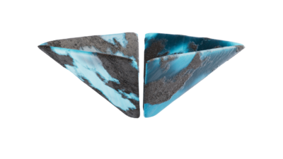 A rendering of a flower with a glacier texture.