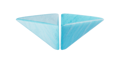 A rendering of a flower with a ice texture.