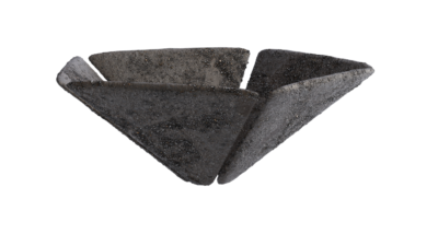 A rendering of a flower with a cement texture.