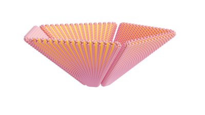 A rendering of a flower with a crochet texture.