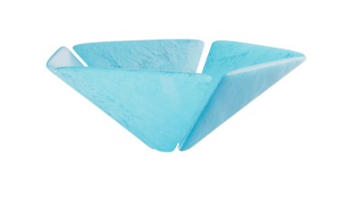 A rendering of a flower with a ice texture.