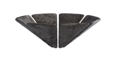 A rendering of a flower with a cement texture.