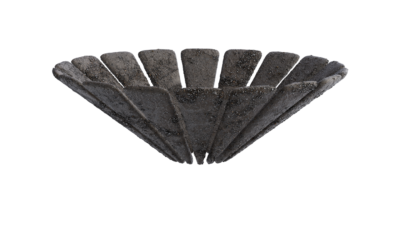 A rendering of a flower with a cement texture.