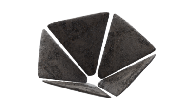 A rendering of a flower with a cement texture.