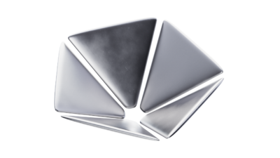 A rendering of a flower with a spacesuit texture.