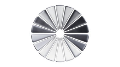 A rendering of a flower with a spacesuit texture.