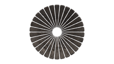 A rendering of a flower with a cement texture.