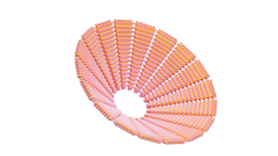 A rendering of a flower with a crochet texture.