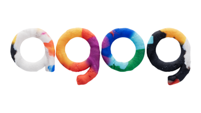 A rendering of the Agog logo with a playdoughrough texture.