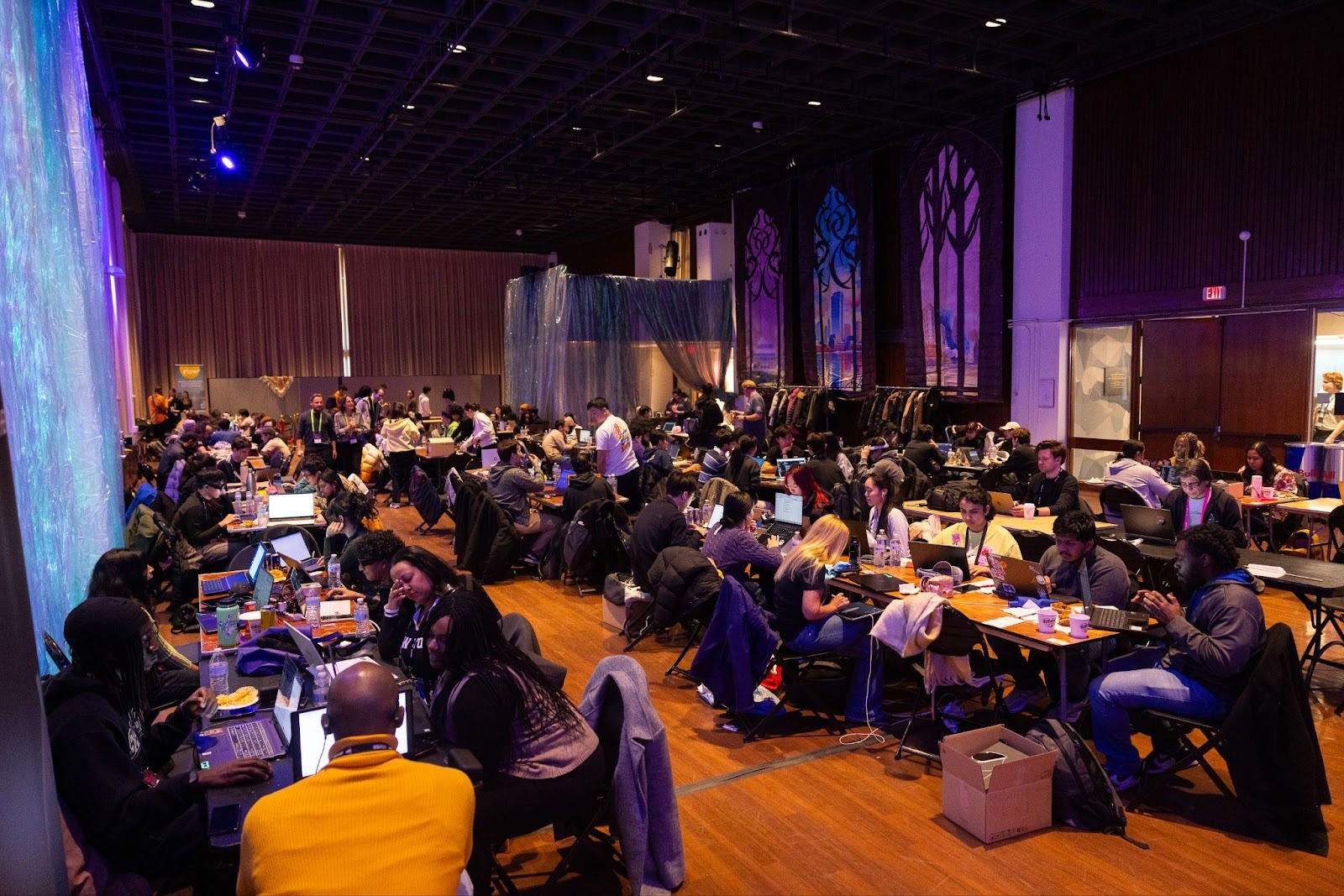 Reality Hack at MIT participants working on their projects