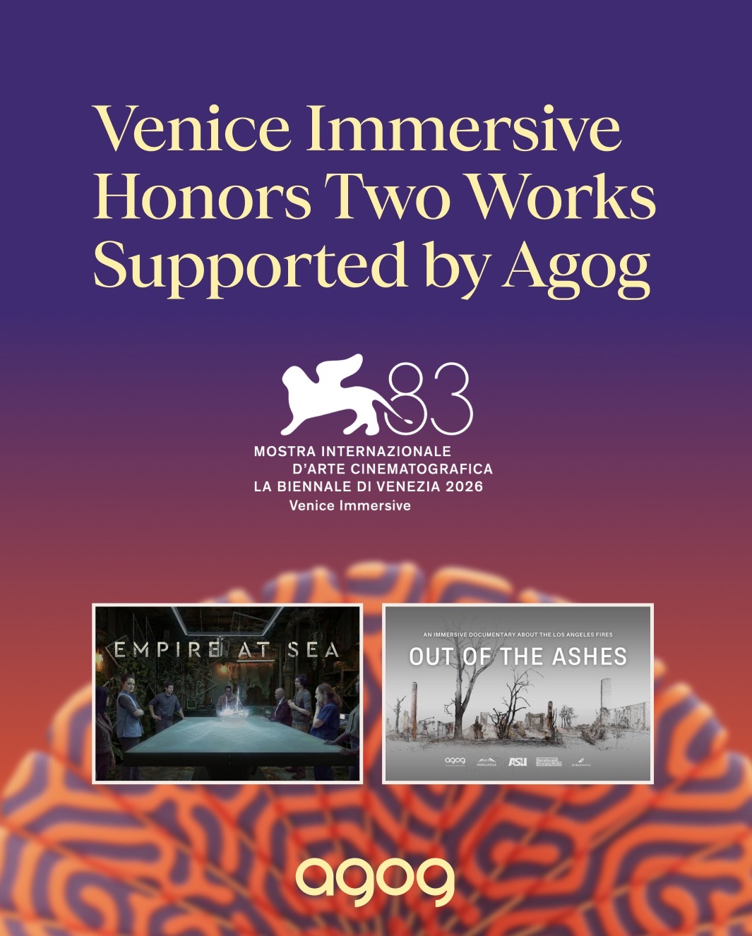 Venice Immersive Honors Agog Projects